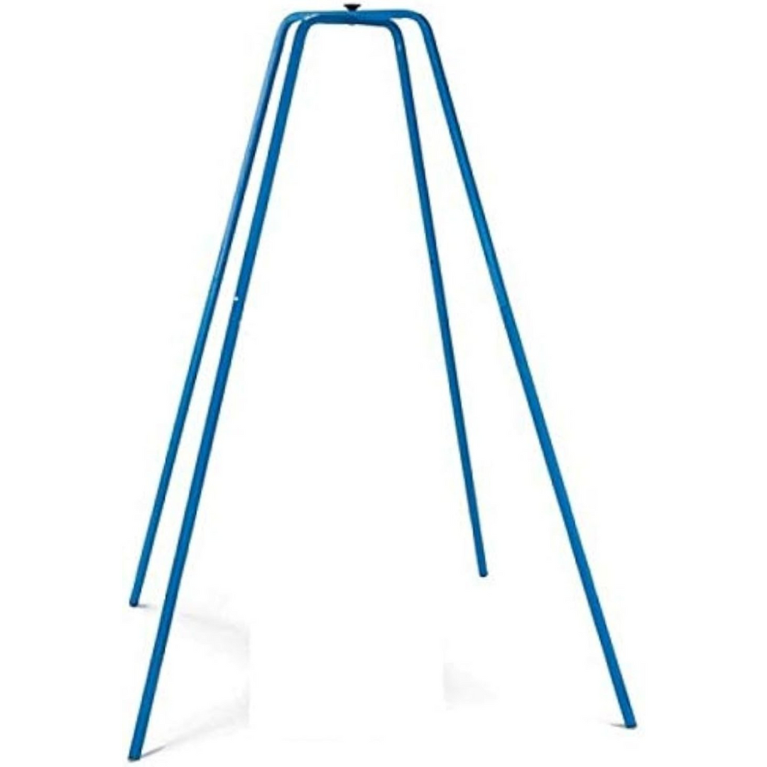 A blue tripod-style stand only for the Jolly Jumper.