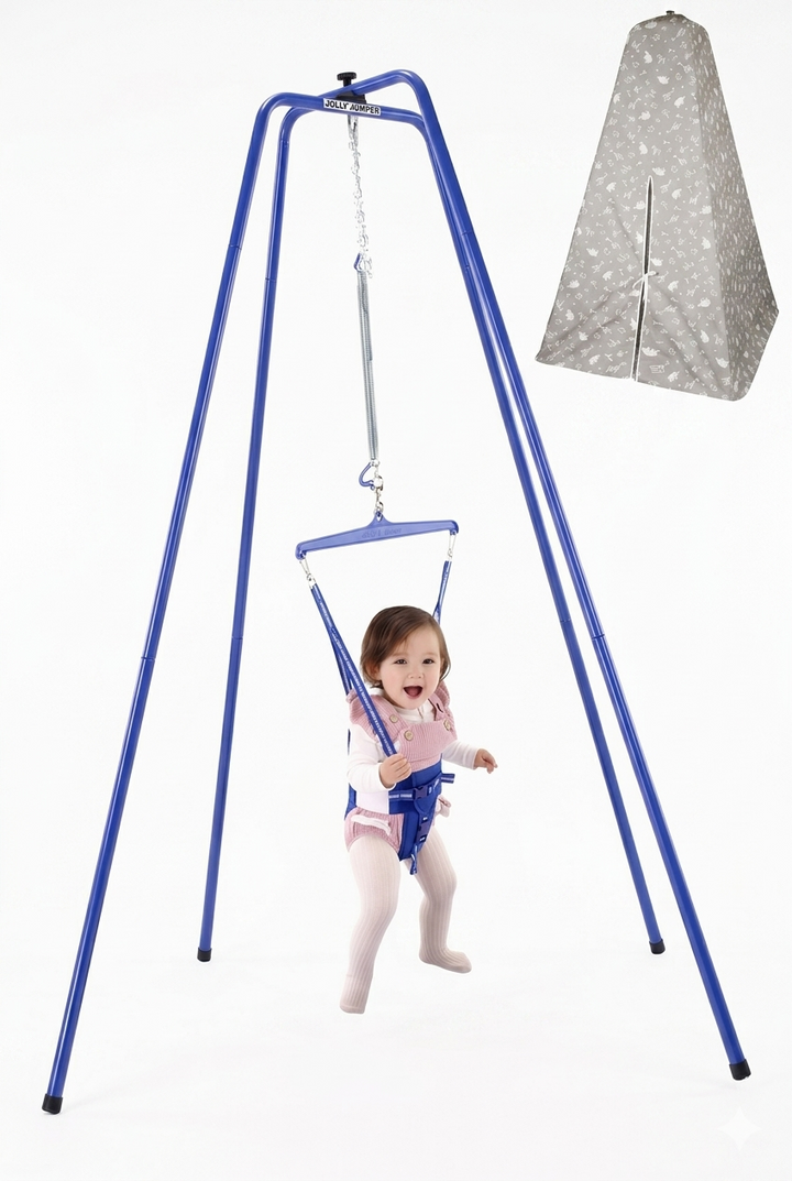 Jolly Jumper with Stand & Teepee Tent